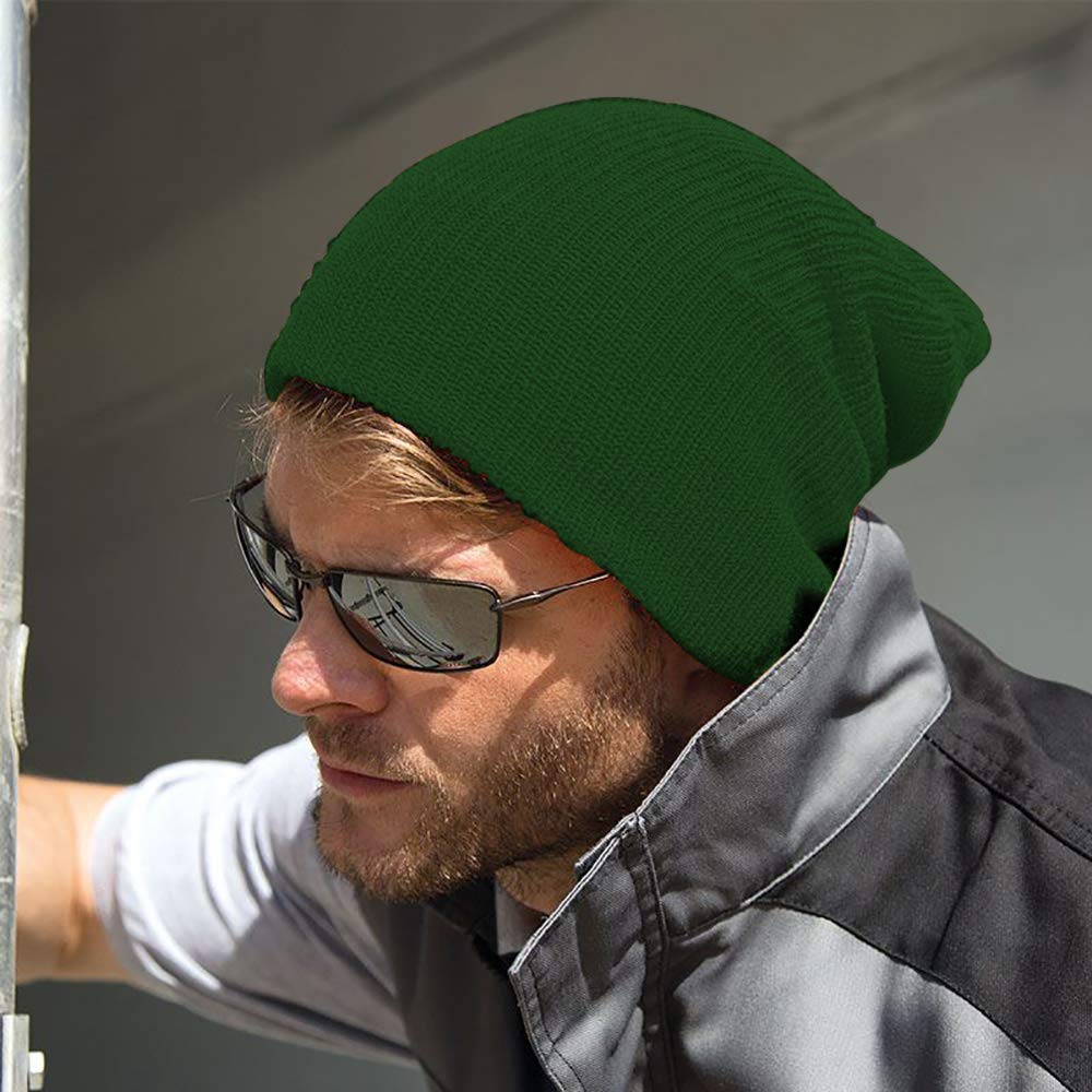 Soft & Warm Winter Beanie Hat for Men & Women - Cozy Fleece Lined Knit Cap for Cold Weather - Perfect for Skiing, Snowboarding & Outdoor Activities