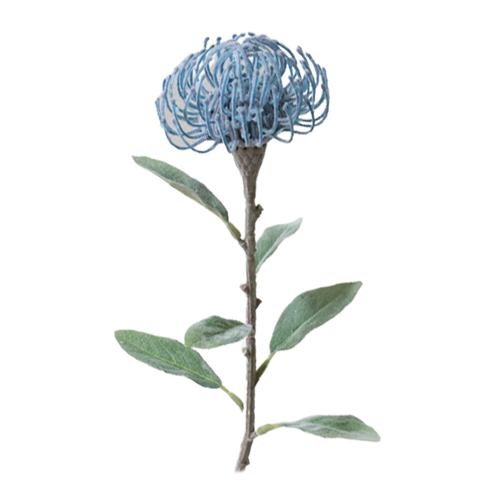 BESUFY Artificial Hydrangea Flower - Realistic Single Head Blue Silk Flower for Wedding Decor, Home Decoration, Table Centerpieces, and Party Arrangements