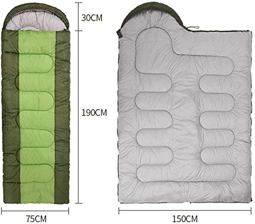 **Waterproof Cold Weather Sleeping Bag for Adults & Teens - Lightweight, Portable, Thickened for Camping, Hiking & Outdoor Travel - Perfect for Autumn & Winter Adventures**