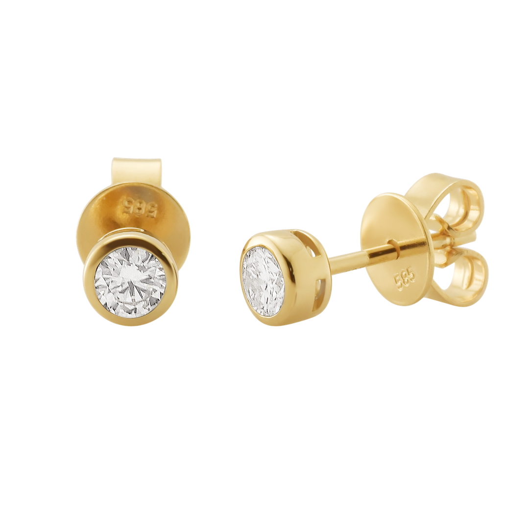 Sparkling Mini Diamond Dot Earrings for Women - Elegant Stud Earrings for Daily Wear, Parties & Special Occasions