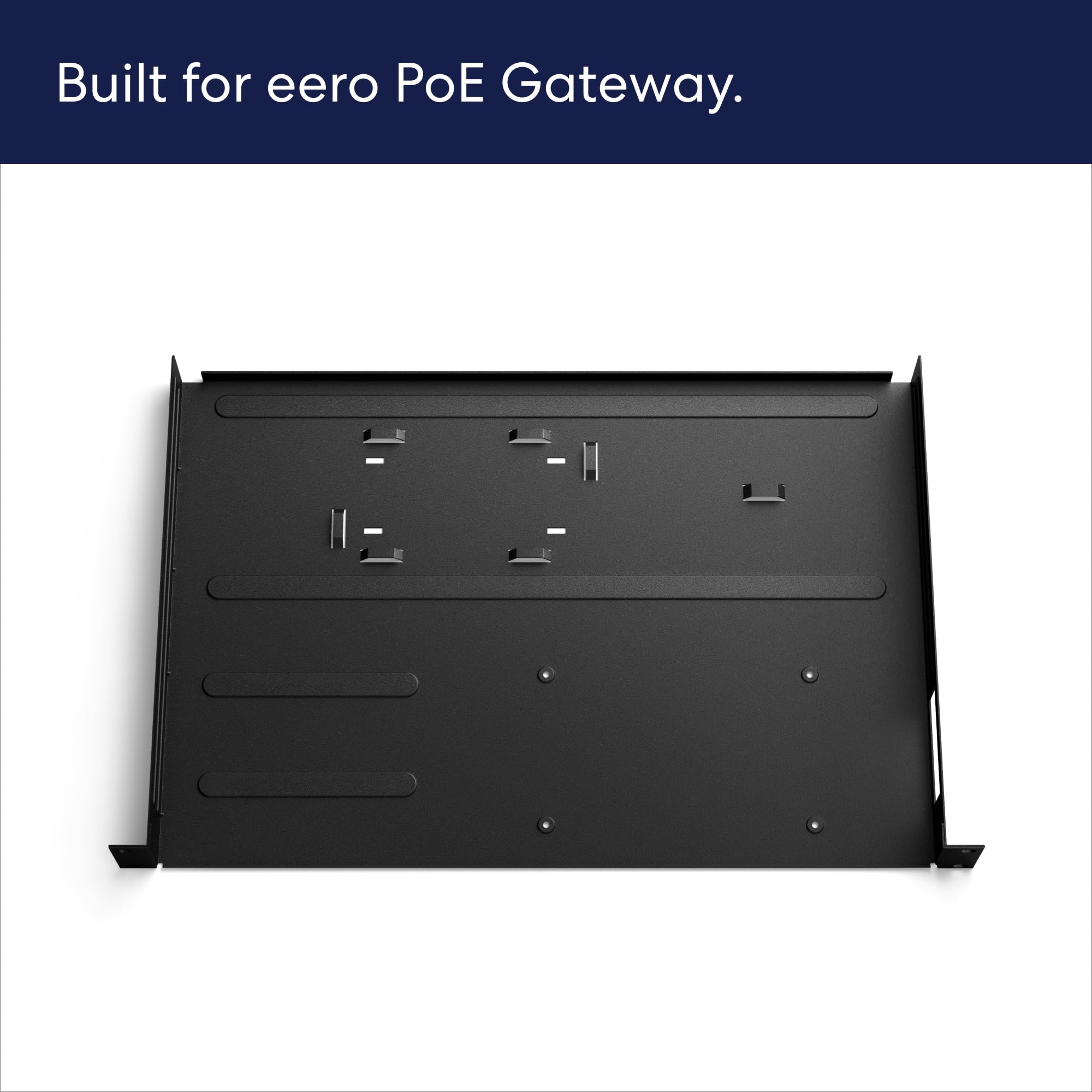 Amazon eero 1U Rack Shelf for eero PoE Gateway - Secure Network Equipment Mounting Solution for Data Centers & Server Rooms