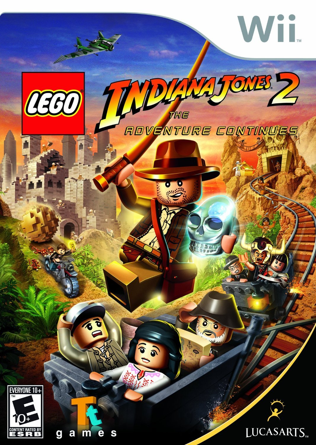 LEGO Indiana Jones 2: The Adventure Continues - Nintendo Wii Game - Action Adventure Video Game for Kids & Adults - Perfect for Family Game Nights & Adventure Lovers