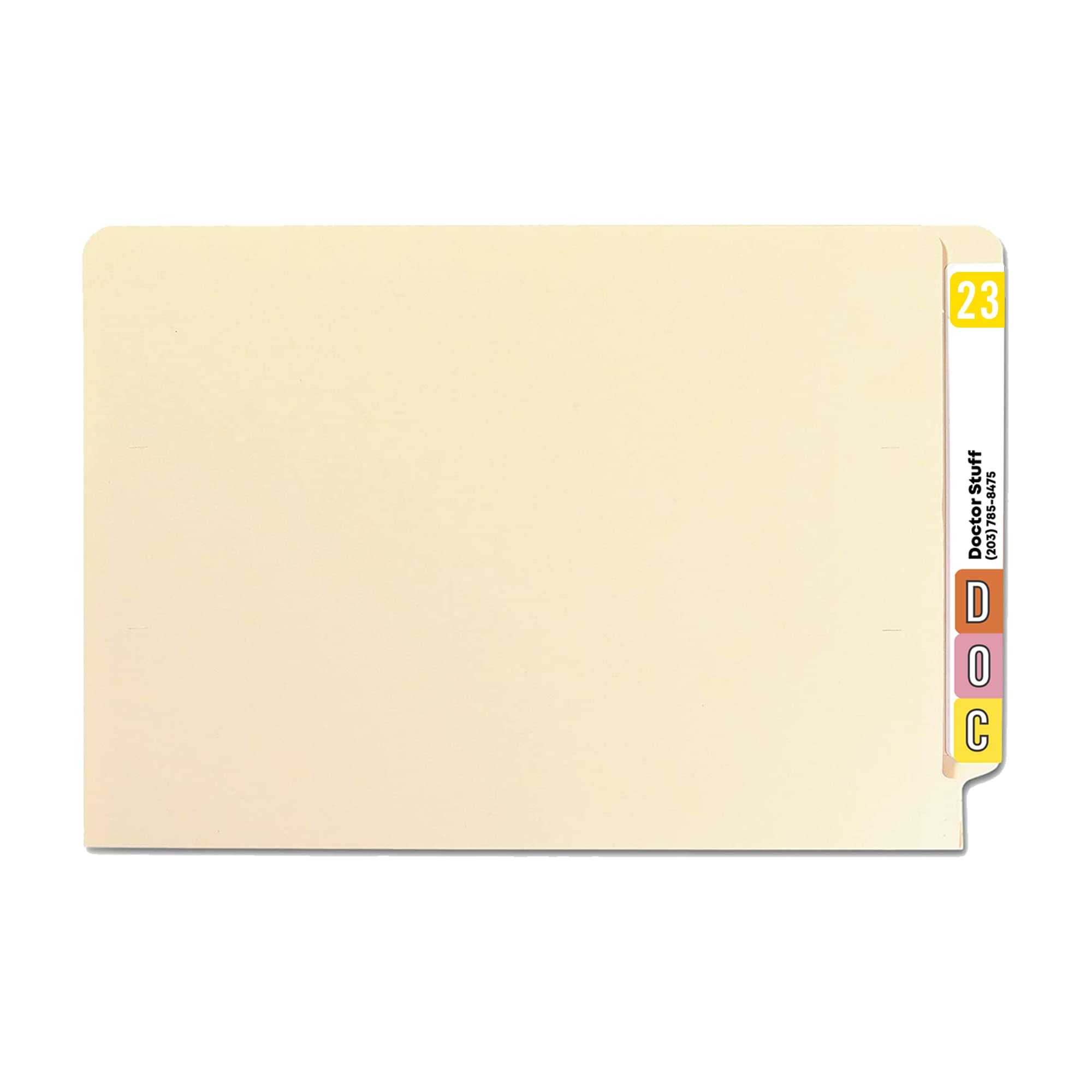 2023 Year Stickers for File Folders - 500/Roll, 3/4