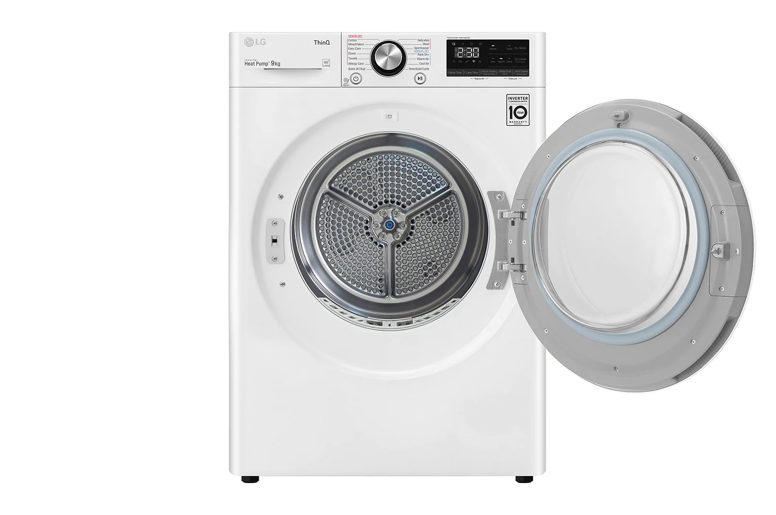 LG 9kg Heat Pump Dryer with Inverter Control - Energy Efficient, Quiet Operation for Home Laundry - Perfect for Apartments & Small Spaces
