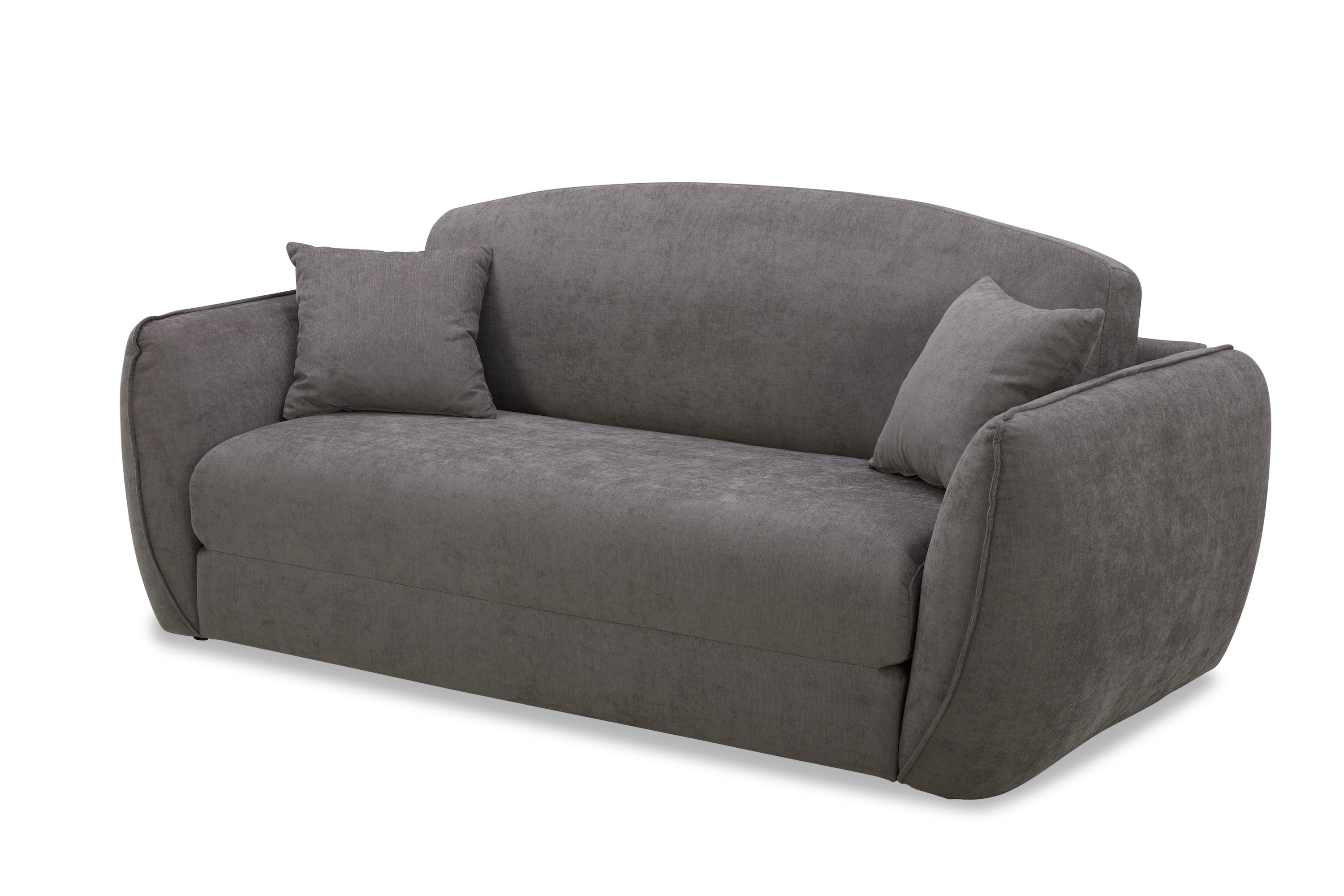 Hyam Sofa Bed - Velora Smoke Gray Convertible Sleeper for Small Spaces | Perfect for Apartments, Guest Rooms & Home Offices