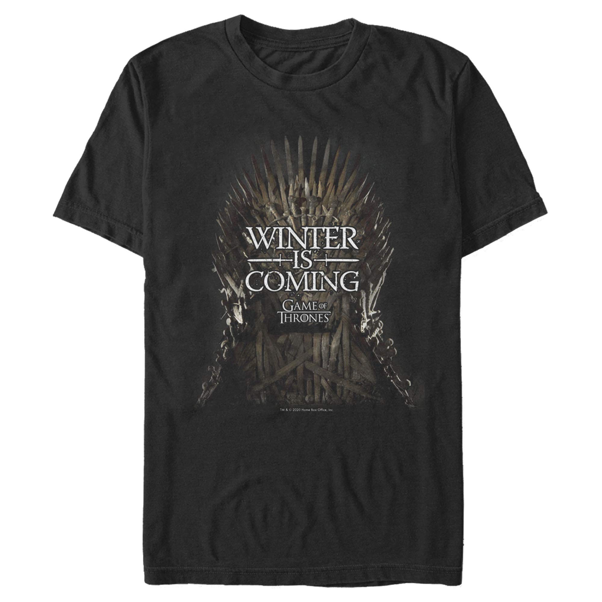Game of Thrones Iron Throne T-Shirt for Men - Official Licensed GOT Merchandise - Perfect for Cosplay, Halloween & TV Show Fans