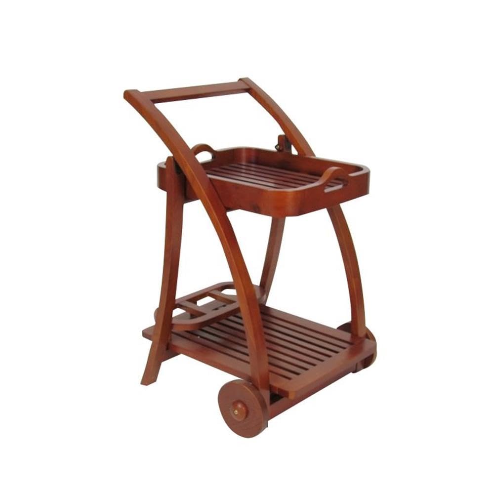 Brown Serving Tray Stand - Perfect for Dining & Entertaining