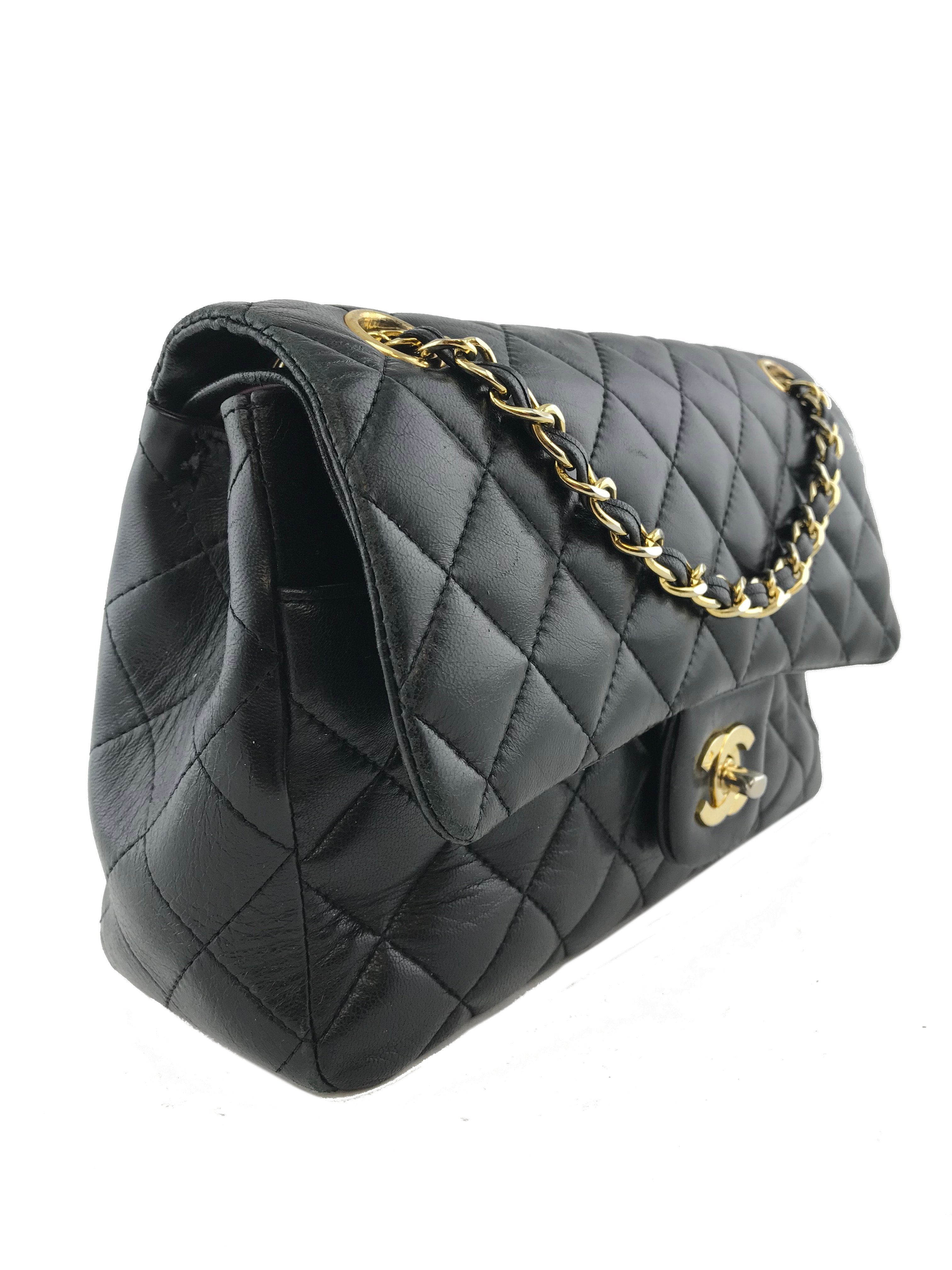 Chanel Quilted Lambskin Classic Medium Double Flap Bag - Luxury Designer Handbag for Women | Perfect for Evening Events, Parties & Special Occasions