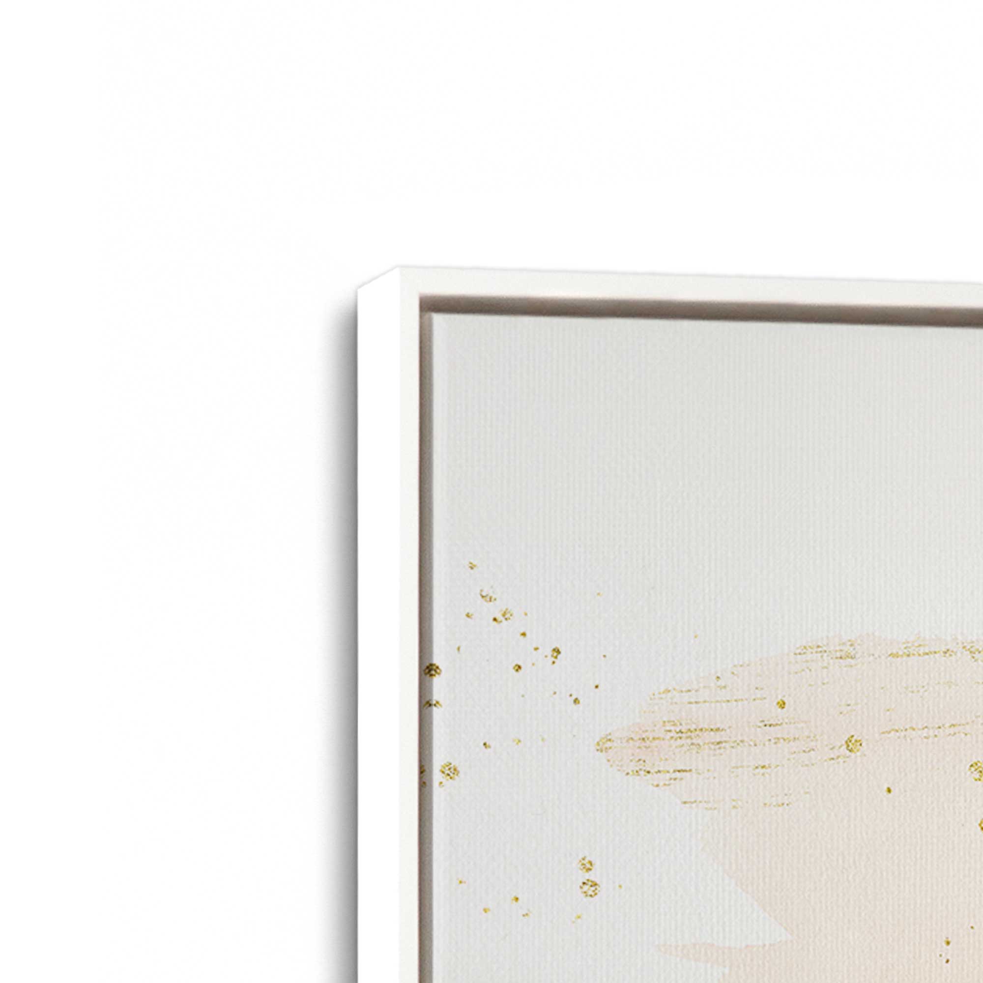 Golden Dawn v2 Canvas Wall Art Print - Modern Abstract Painting for Home & Office Decor | Living Room, Bedroom, Dining Room Wall Decor