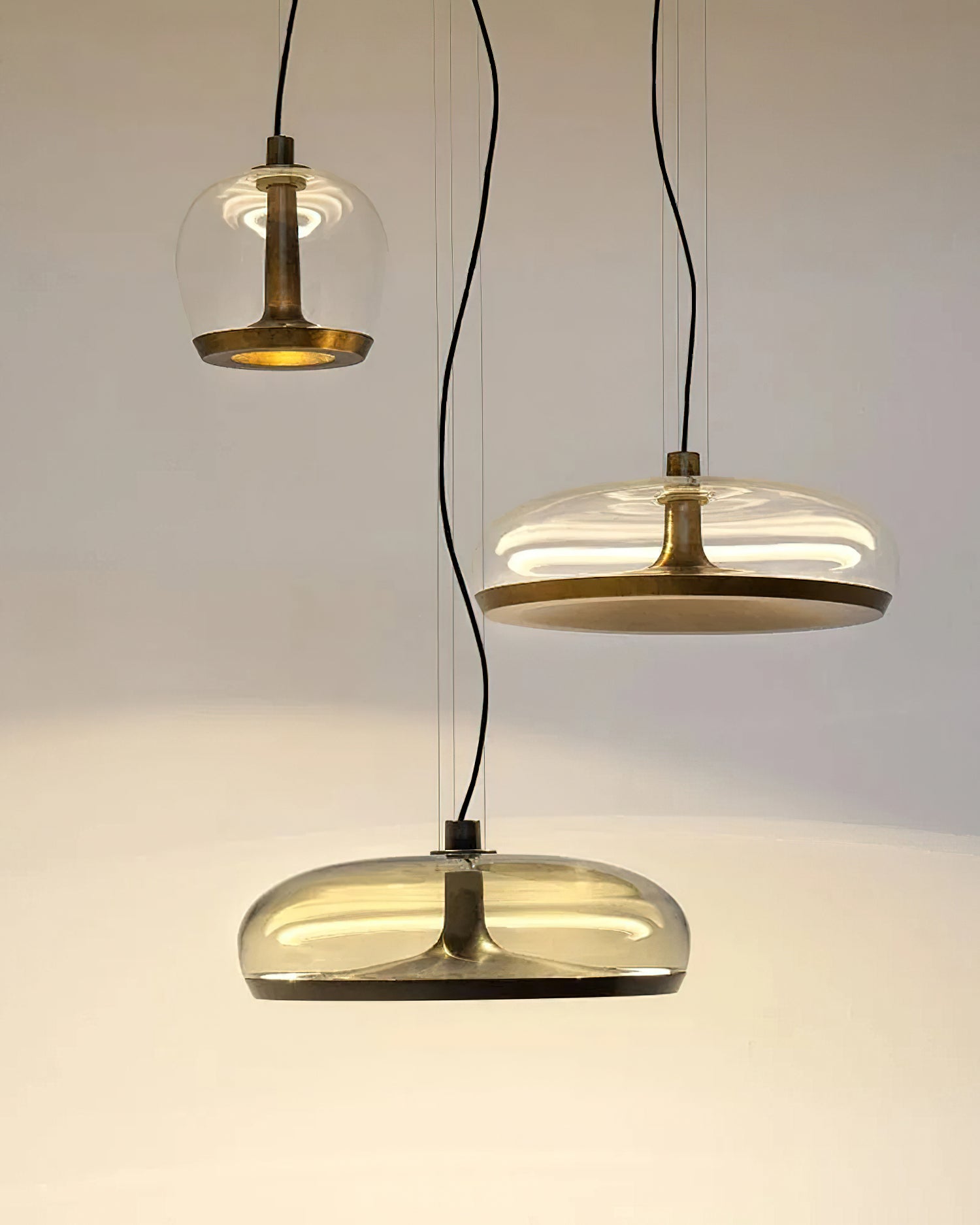 Aurelia Pendant Lamp - Modern Glass Ceiling Light Fixture for Dining Room, Kitchen Island & Living Room Decor | Elegant Hanging Chandelier Lighting for Home & Office
