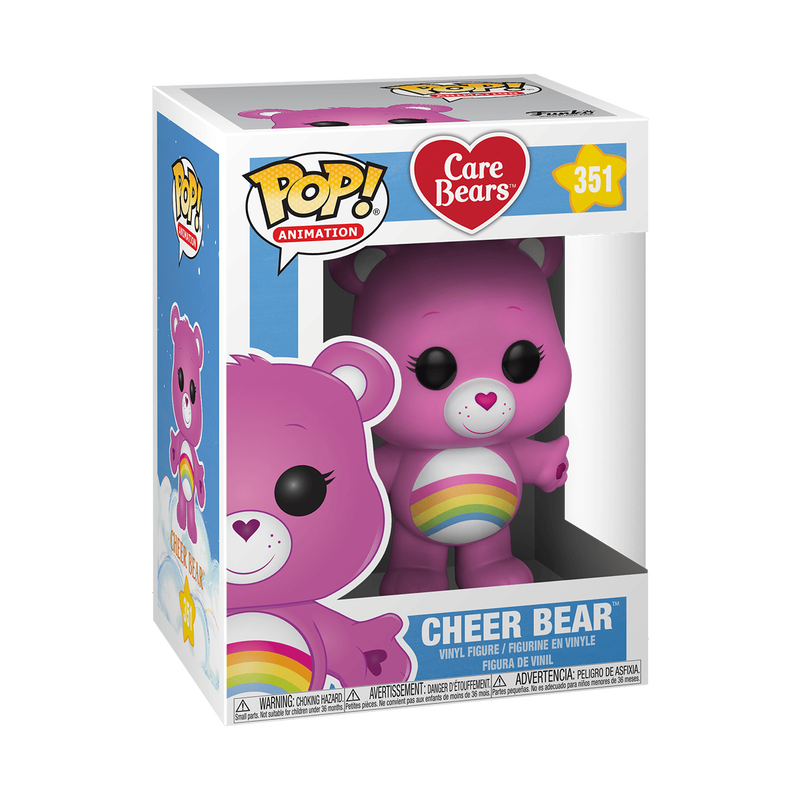 Care Bears: Cheer Bear Plush Toy - Cute Stuffed Animal for Kids & Collectors | Perfect for Gifts, Bedroom Decor & Comfort