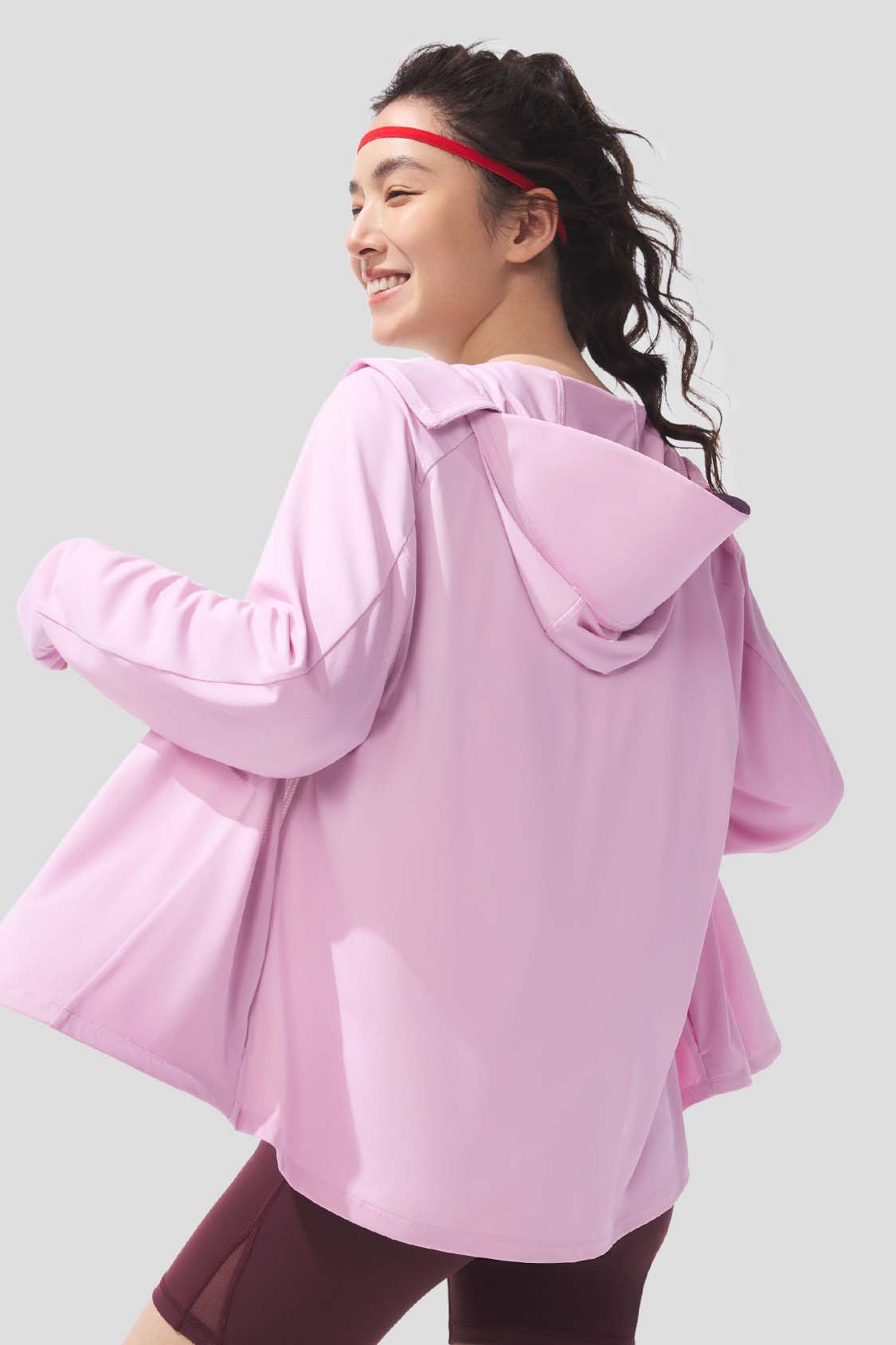 Lush Women's Cooling Loose Sun Jacket UPF100+ UV Protection Lightweight Breathable Summer Cover-Up for Beach, Pool & Outdoor Activities