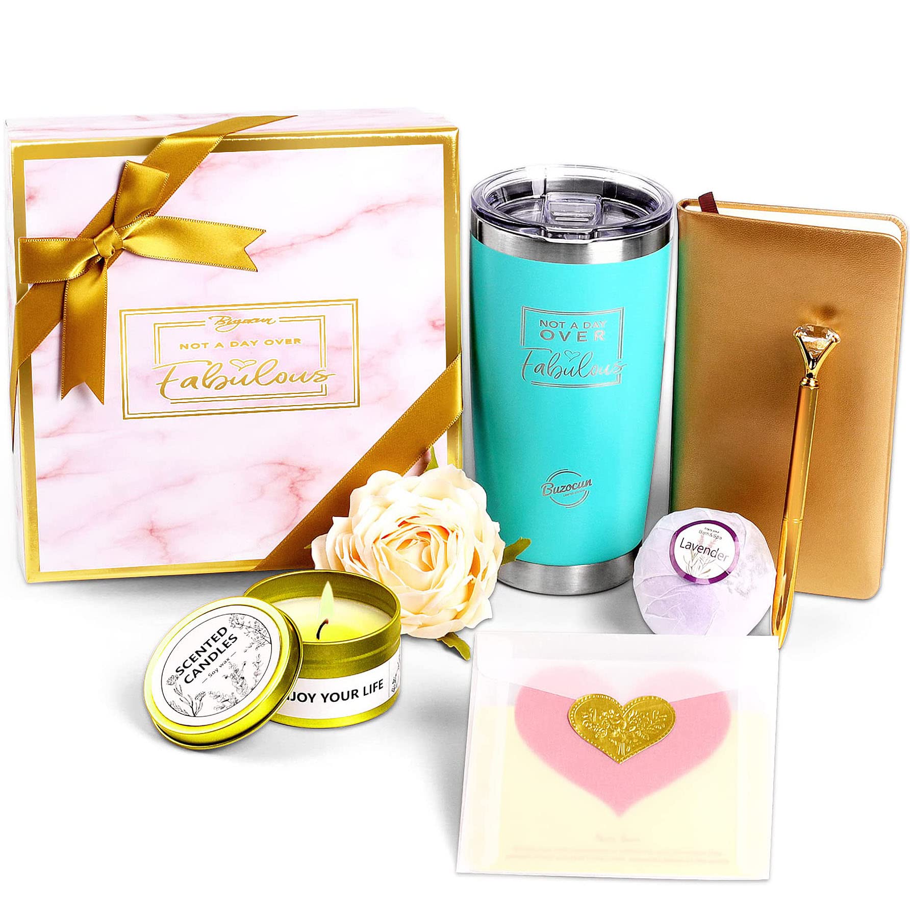 JIALVBIN Luxury Birthday Gifts for Women - Elegant Gift Box for Mom, Daughter & Best Friend - Thoughtful Mother's Day & Special Occasion Presents - Perfect for Women Who Have Everything - Novelty Gift Basket Set for Her - Ideal for Anniversaries, Holidays & Celebrations