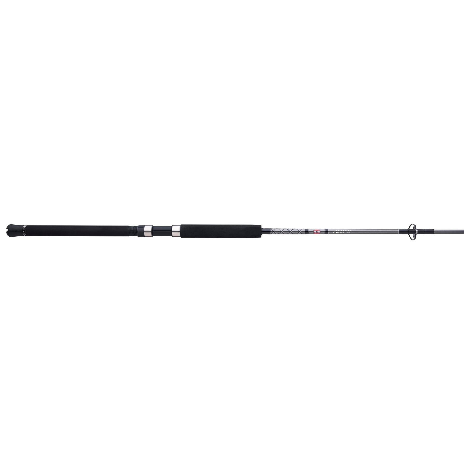 Ally™ II Spinning Boat Fishing Rod - Saltwater & Freshwater Fishing Pole for Offshore & Inshore Angling - Perfect for Deep Sea, Pier, and Kayak Fishing Adventures