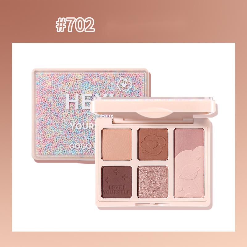 GOGOTALES 6-Color Mini Eyeshadow Palette - Long Lasting, Highly Pigmented, Blendable Makeup for Everyday & Party Looks