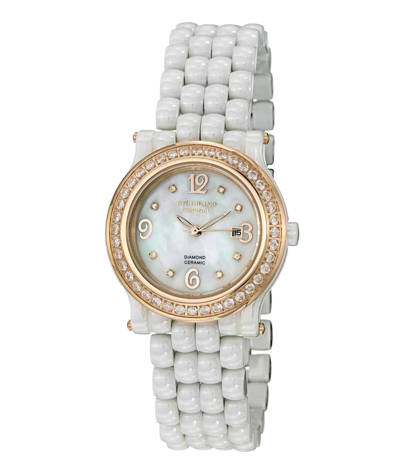 White Dial / White Case / White Ceramic Bracelet Deployant Buckle
