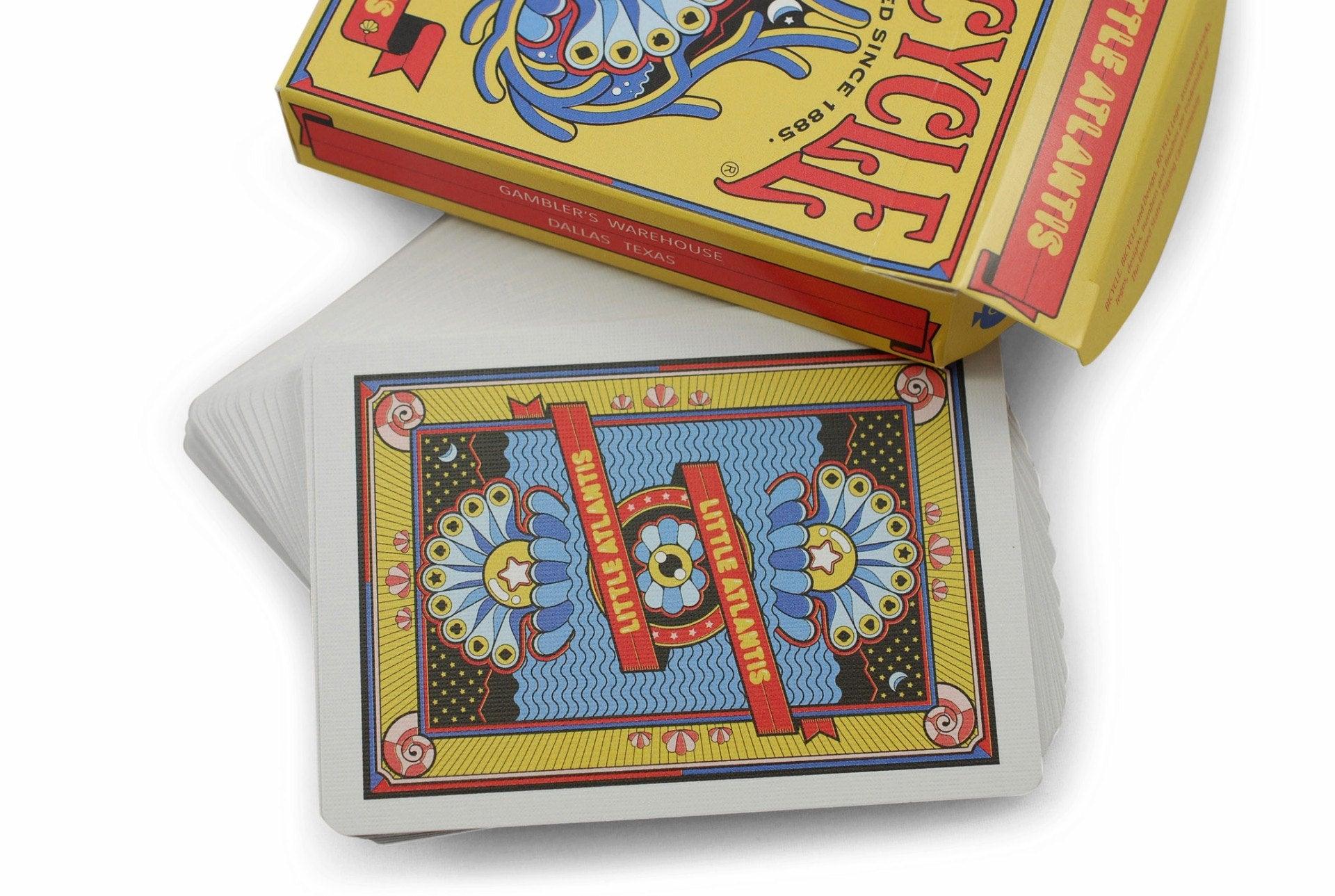 Bicycle® Little Atlantis Playing Cards - Premium Waterproof & Durable for Magic Tricks, Card Games, and Collecting - Perfect for Poker Nights, Travel, and Gift Giving