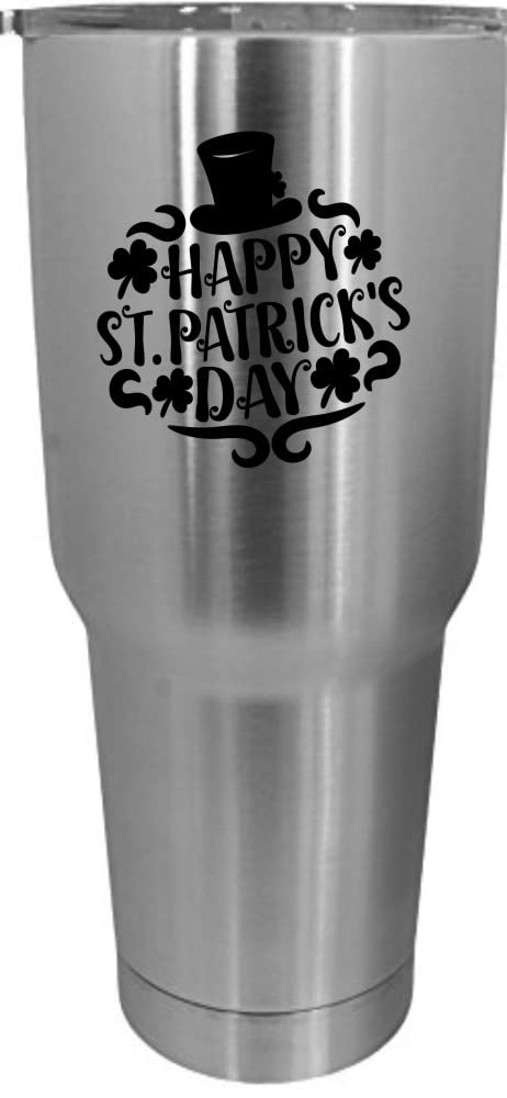 St Patrick's Day 30oz Stainless Steel Tumbler - Irish Party & Office Drinkware