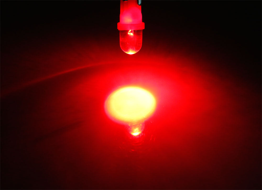 10 Pack Red LED Bulbs 168 175 194 2825 W5W T10 - Super Bright Car Interior Lights for Dome, Map, License Plate & Dashboard Lighting