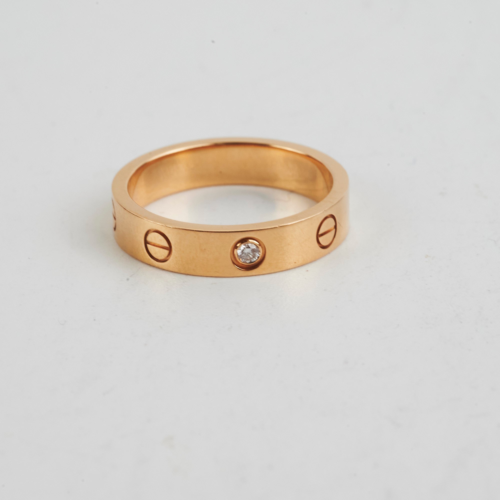 Cartier Love Wedding Band - 18K White Gold Diamond Ring Size 52 for Women | Elegant Bridal Jewelry & Anniversary Gift