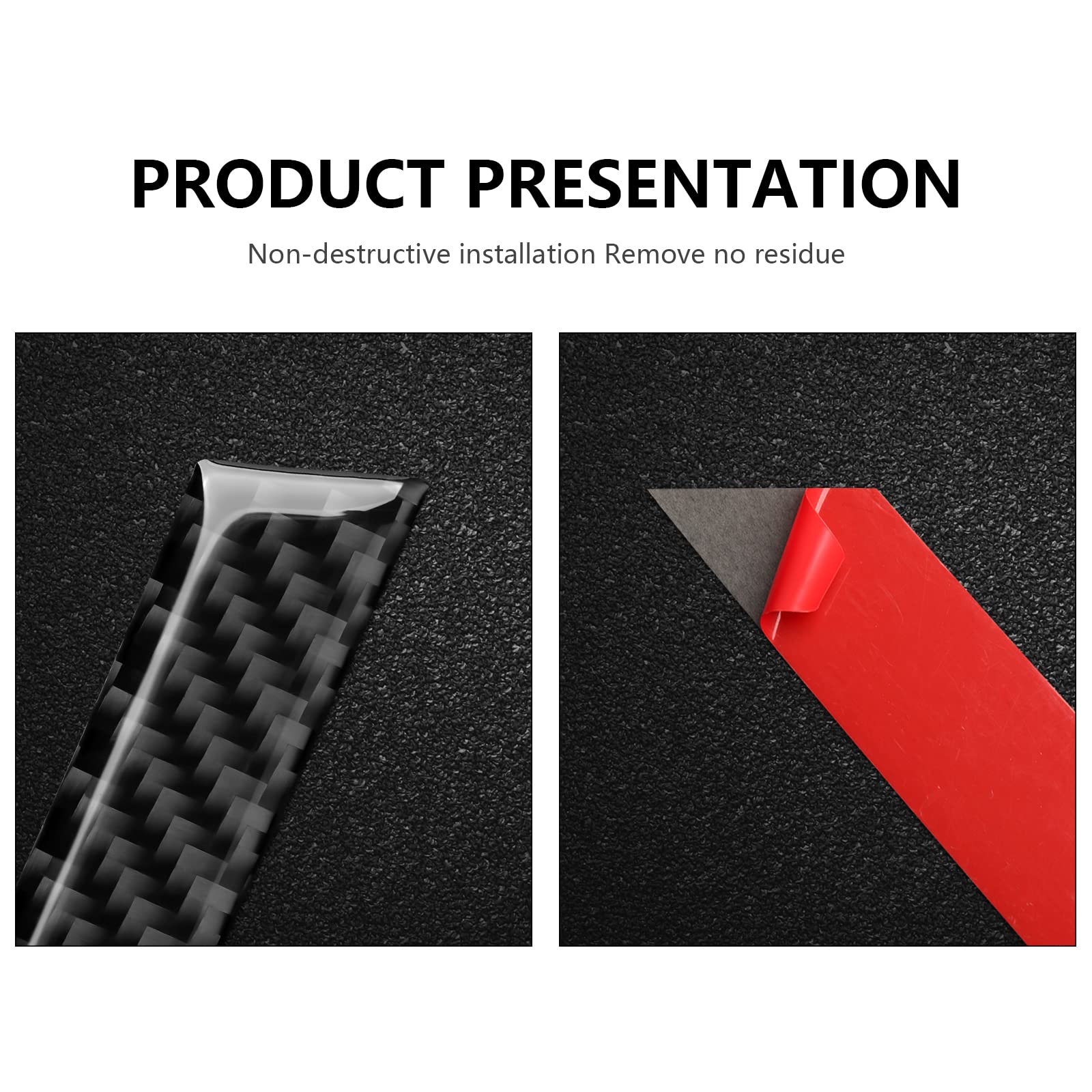 2022-2023 Honda Civic 11th Gen Carbon Fiber A-Pillar Decals - Interior Car Door Window Decorative Stickers | Upgrade Your Ride's Style for Sedan & Coupe Models