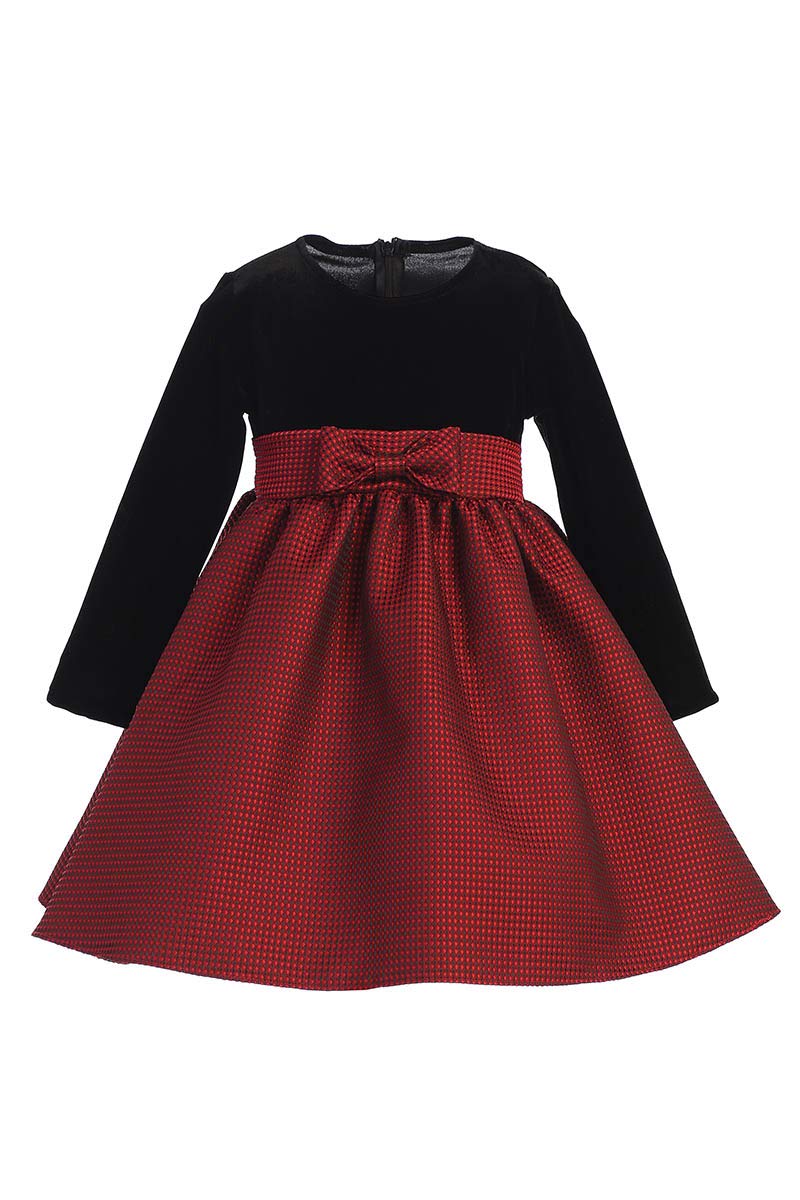 Pink Princess Christmas Dresses for Girls & Red Burgundy Long Sleeve Toddler Outfits | USA-Made Holiday Party Wear for Baby Boys & Girls - Perfect for Christmas Photos, Family Gatherings & Festive Celebrations