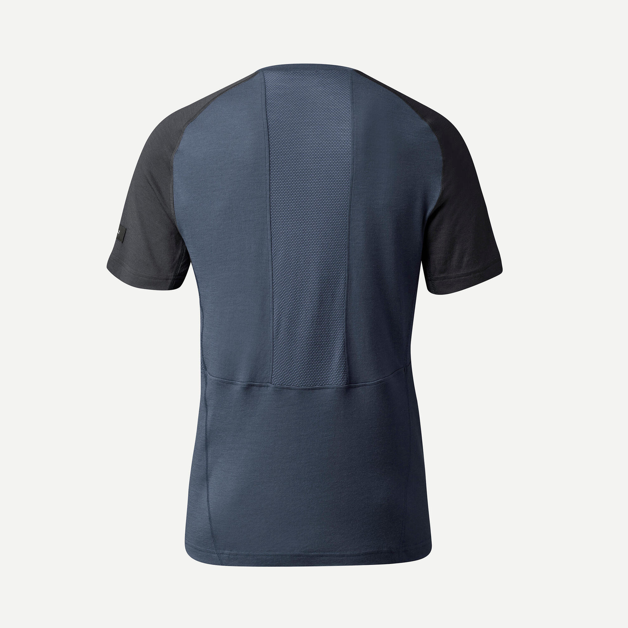 Forclaz Men's MT500 Merino Wool T-Shirt - Breathable & Odor-Resistant Hiking & Travel Base Layer for Outdoor Adventures