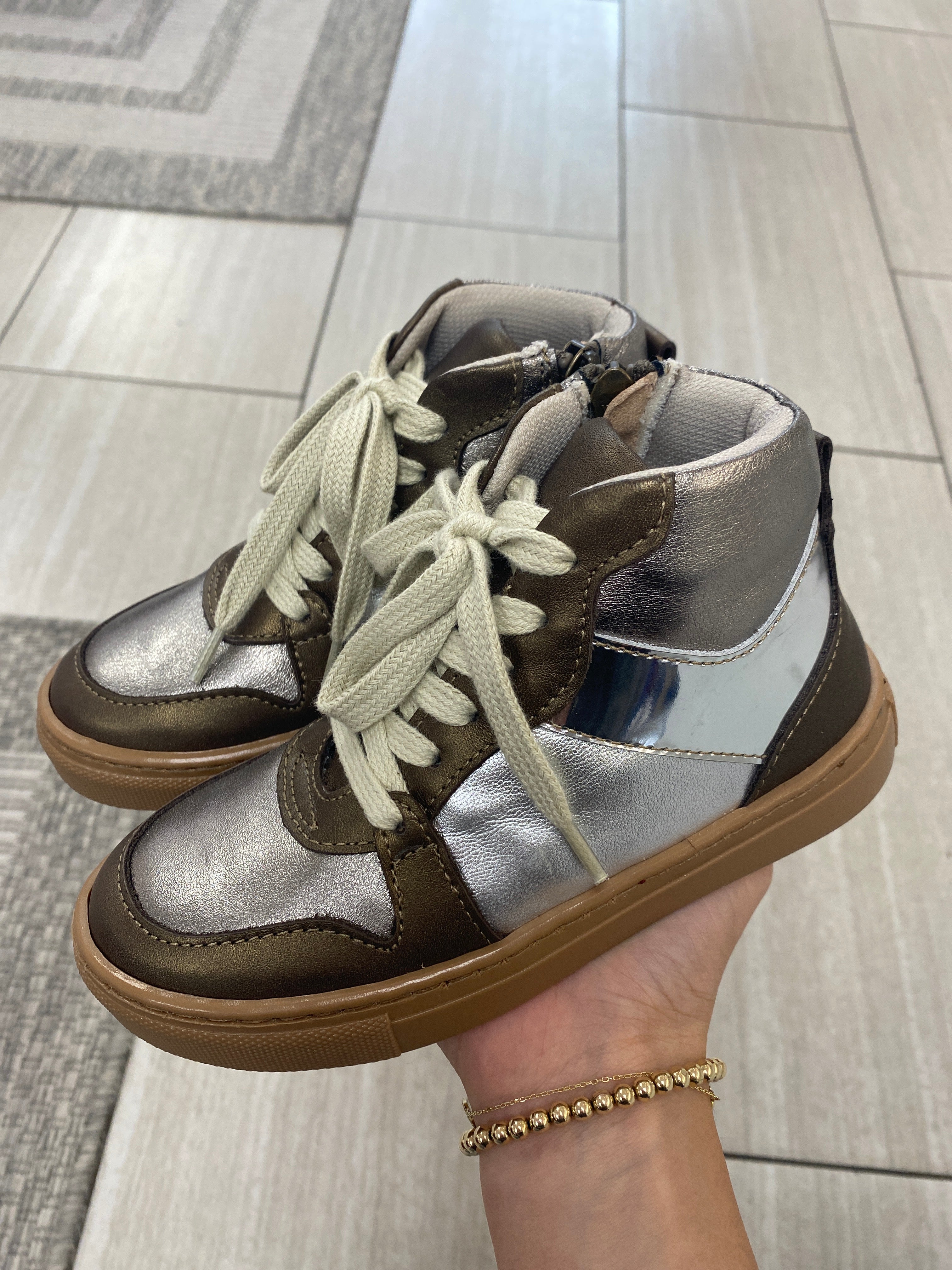 Petit Nord Space Leather Zipper Mid Top Sneakers - Stylish & Comfortable Casual Shoes for Men & Women | Perfect for Streetwear, Urban Fashion & Everyday Wear