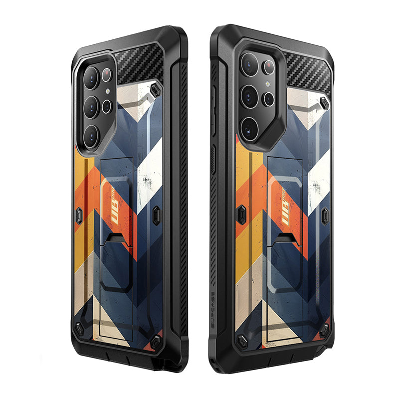 Samsung Galaxy S24 Ultra Case - Unicorn Beetle PRO Heavy Duty Rugged Protective Cover with Chevron Design for Shockproof & Drop Protection - Perfect for Outdoor, Work & Travel