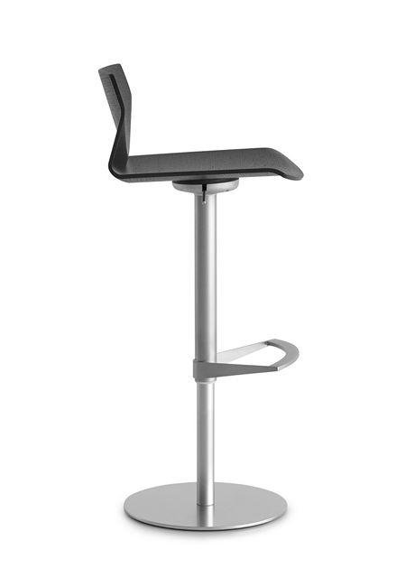 Kai S39 Adjustable Height Stool by Lapalma - Modern Bar Stool for Kitchen Island, Breakfast Nook & Home Office