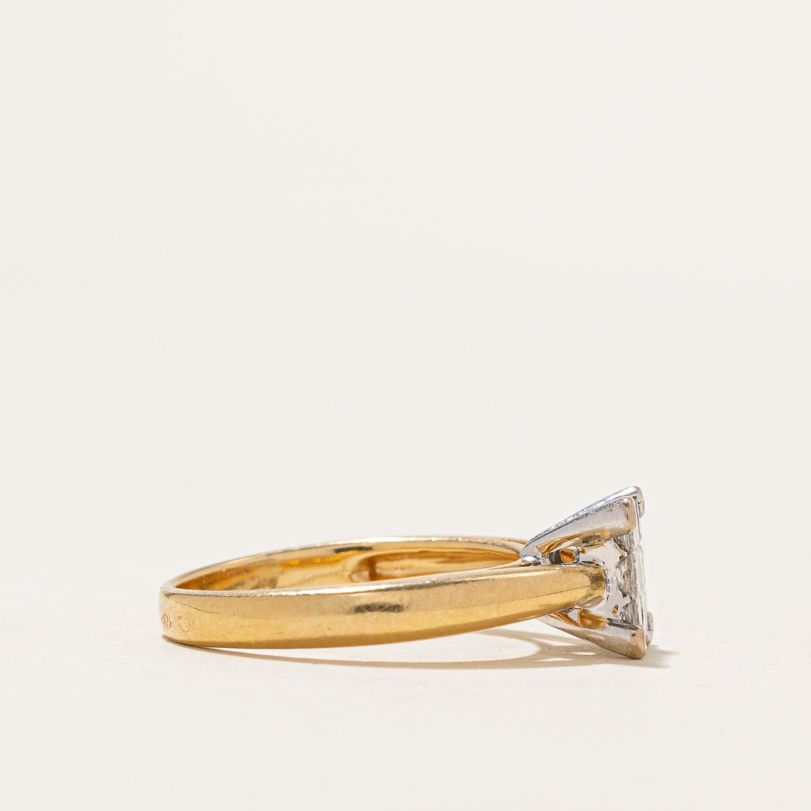 0.52ctw Invisible Illusion Diamond Engagement Ring - Size 5.5 | Sparkling Wedding Band for Women | Perfect for Proposals, Anniversaries & Special Occasions