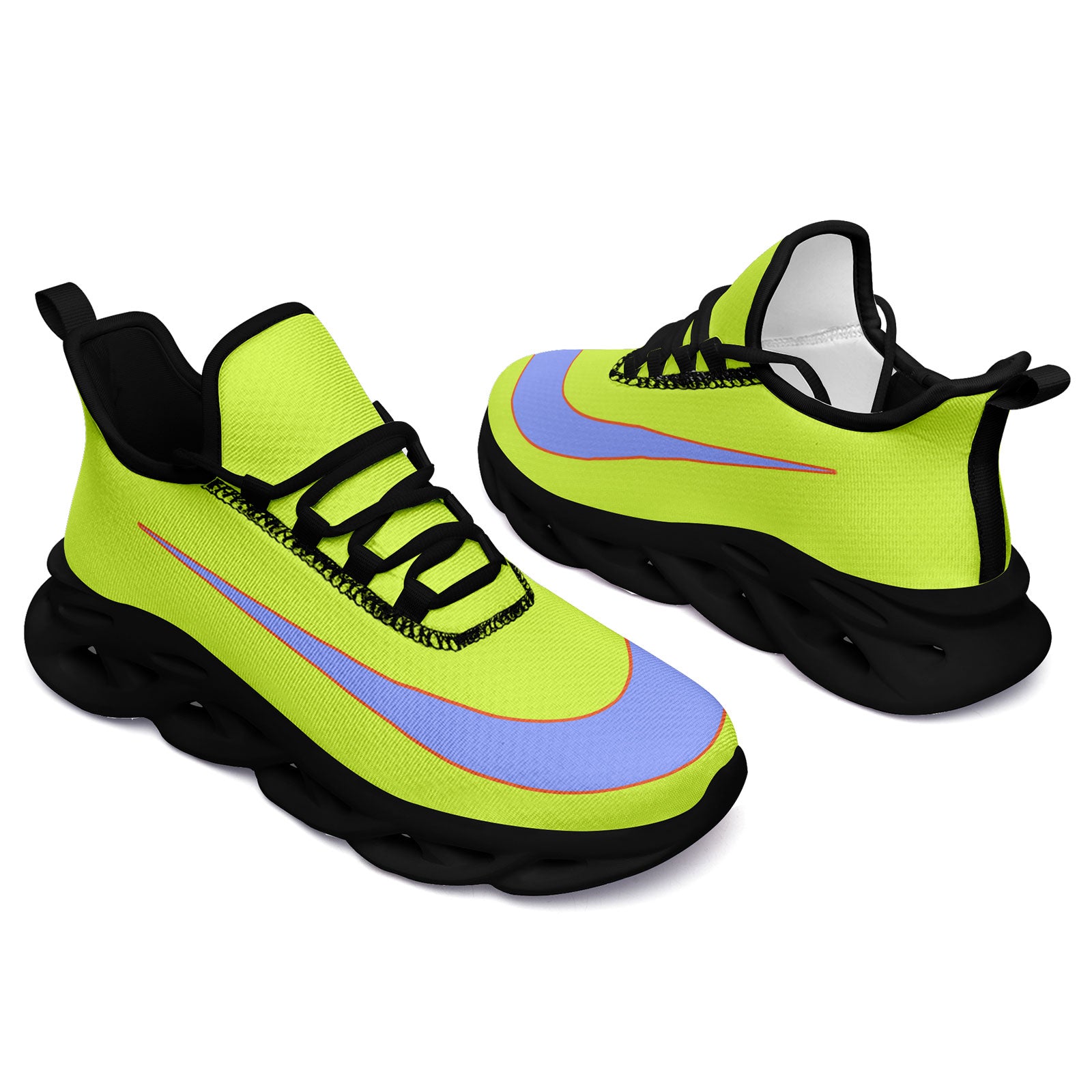 Custom Maxsoul Personalized Sneakers - Breathable Lightweight Running Shoes for Men & Women | Gym Workout, Jogging, Casual Wear (Style: FN003 E020109, Size 16)