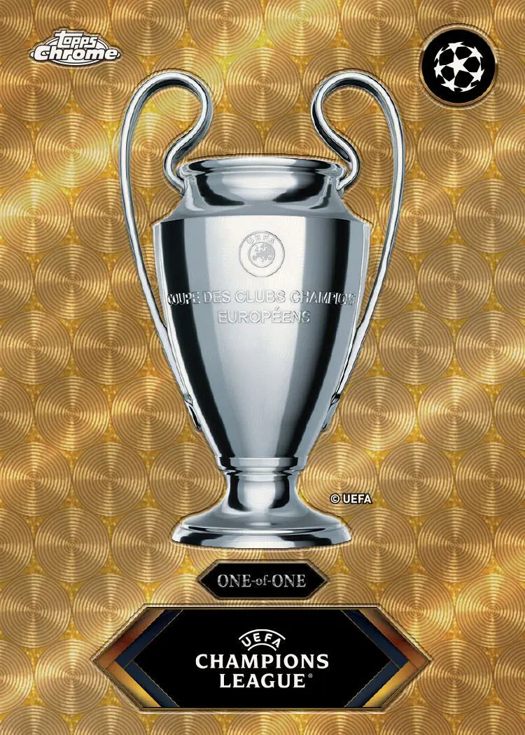 2023-24 Topps Chrome UEFA Club Competitions Hobby Pack - Premium Soccer Trading Cards for Collectors & Fans - Perfect for Sports Memorabilia Collections & Fantasy League Enthusiasts