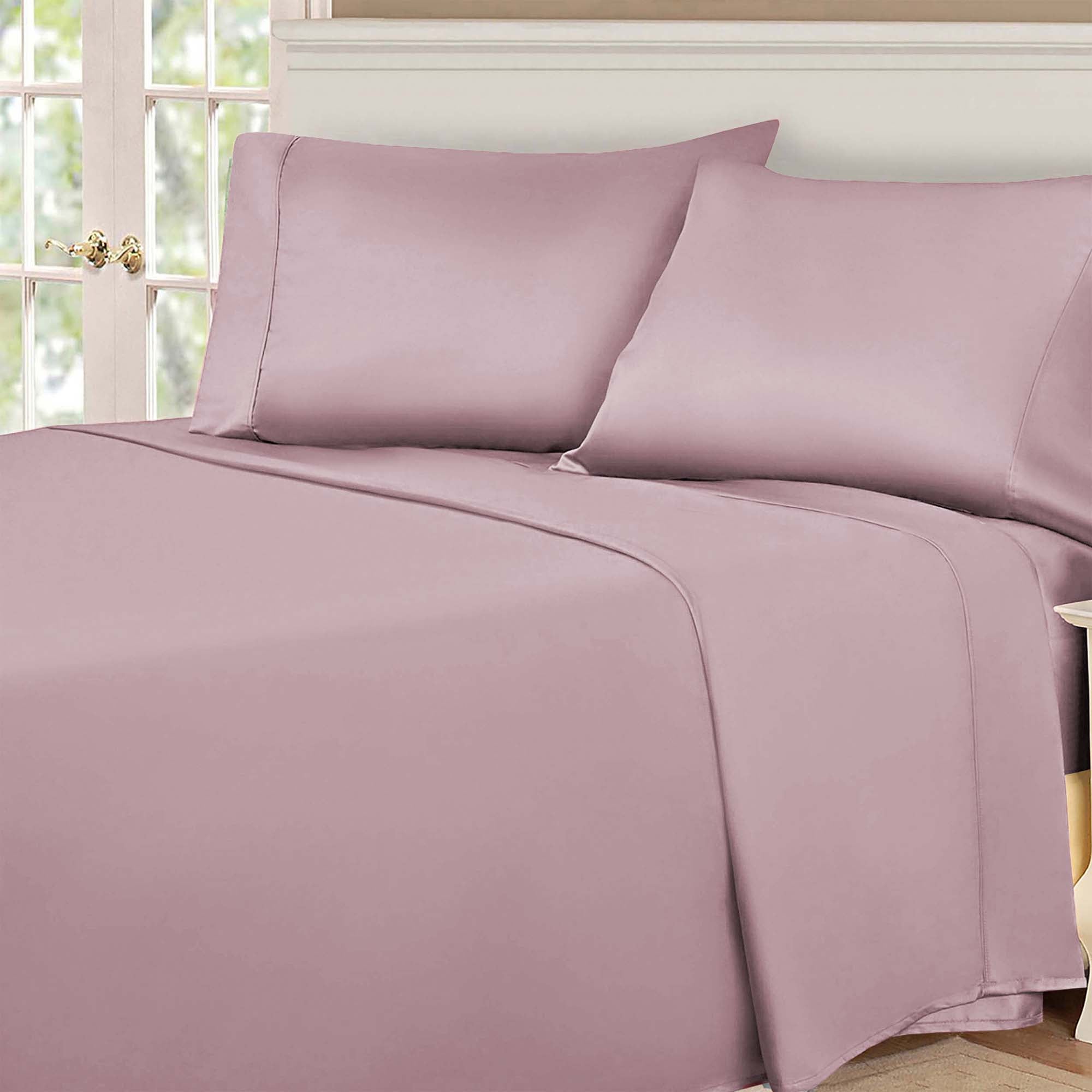 Premium 100% Egyptian Cotton 530 Thread Count Bed Sheet Set - Ultra Soft Breathable Sheets for Luxury Hotel-Style Bedding (Queen Size, White) - Perfect for Master Bedrooms, Guest Rooms & Airbnb Listings