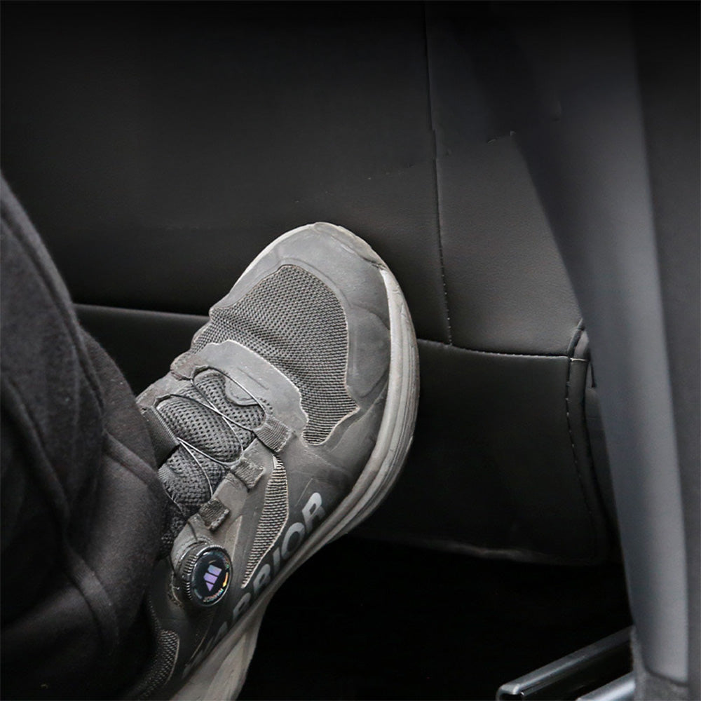 Premium Seat Back Kick Protector for Tesla Model Y (2025+) - Waterproof, OEM Matched Design with Storage Pocket | Car Seat Protector for Kids & Pets | Perfect for Road Trips & Daily Commutes