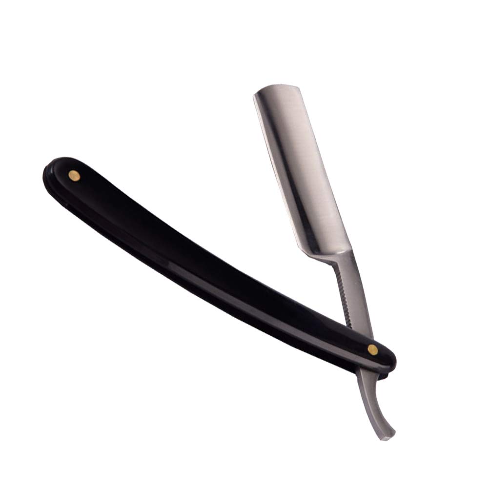 Premium Men's Straight Razor for Shaving - Wooden Handle Manual Beard Trimmer & Grooming Kit - Perfect for Daily Shaving, Beard Styling & Travel Grooming Essentials