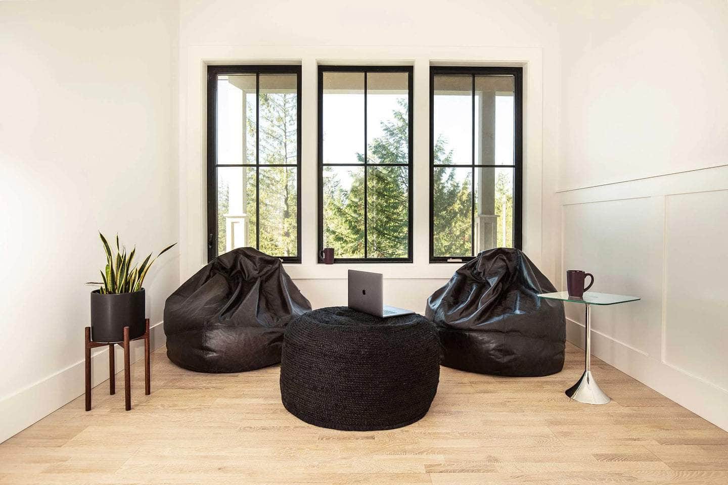 Big Pear Leather Bean Bag Chair - 5 Stylish Colors for Ultimate Comfort | Perfect for Living Room, Bedroom & Game Room Relaxation