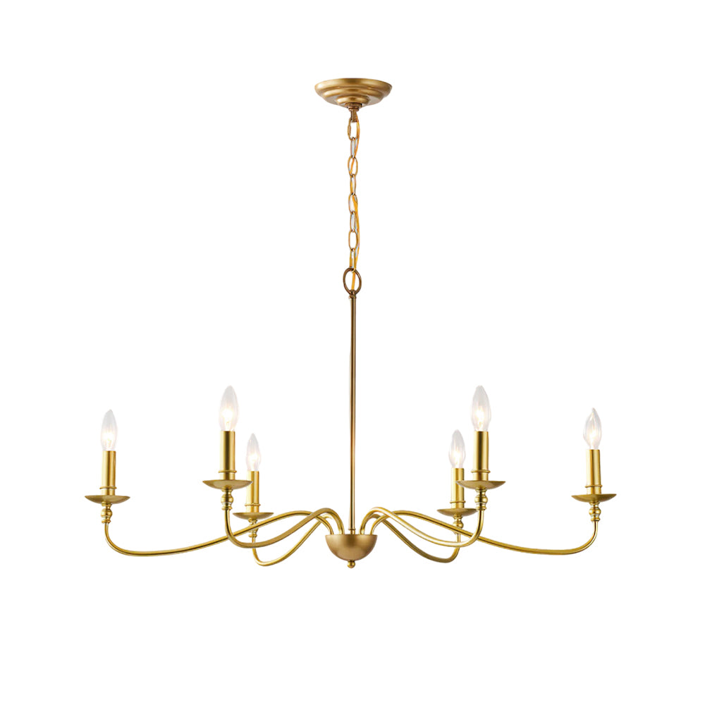 Elegant Eleanor Crystal Chandelier - Modern Ceiling Light Fixture for Dining Room, Bedroom & Living Room Decor