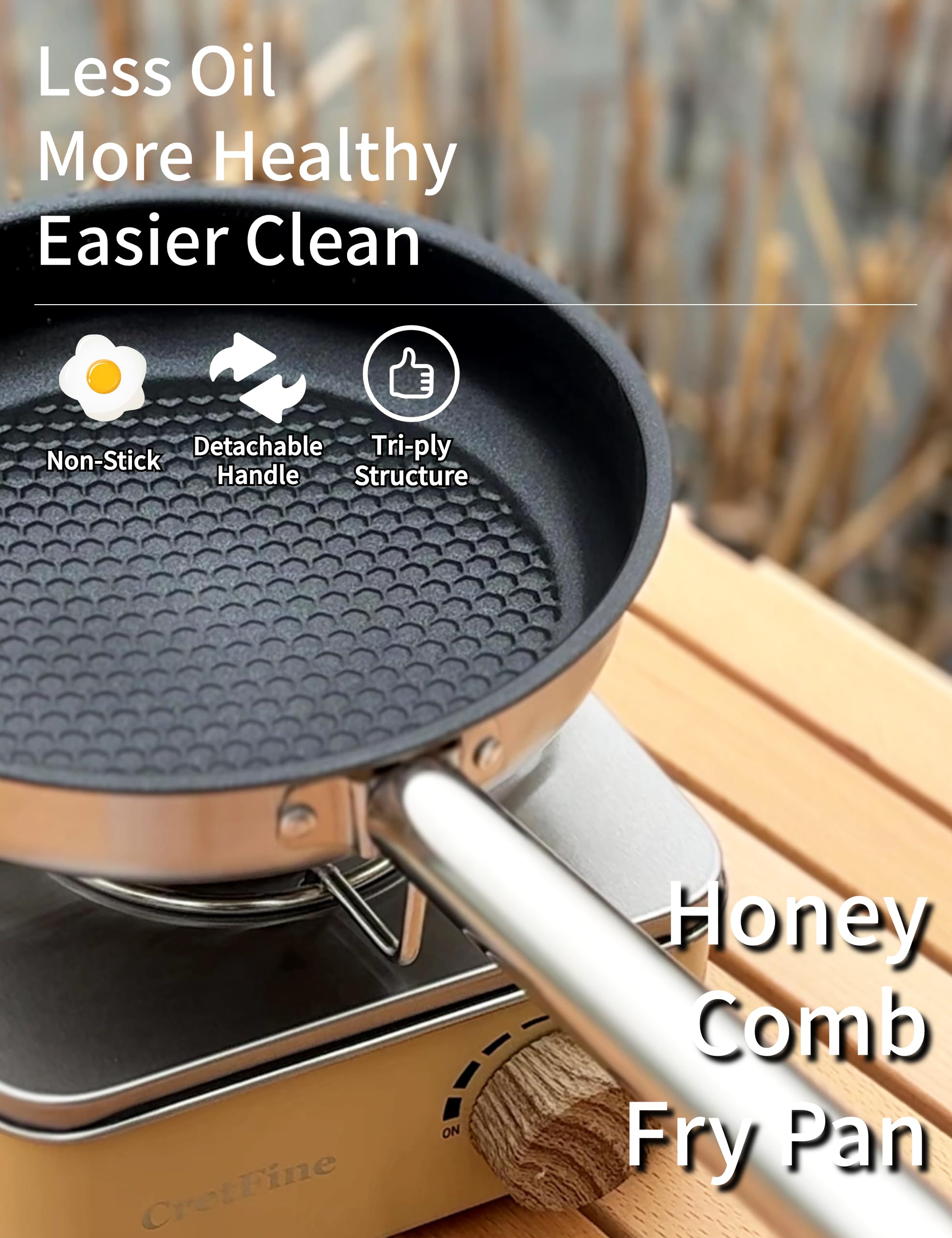 CampPro 12-Piece Stainless Steel Camping Cookware Set for 4-8 People - Lightweight Camping Pots & Pans with Carrying Bag - Perfect for Campfire Cooking, RV Trips, Backyard BBQs & Outdoor Adventures