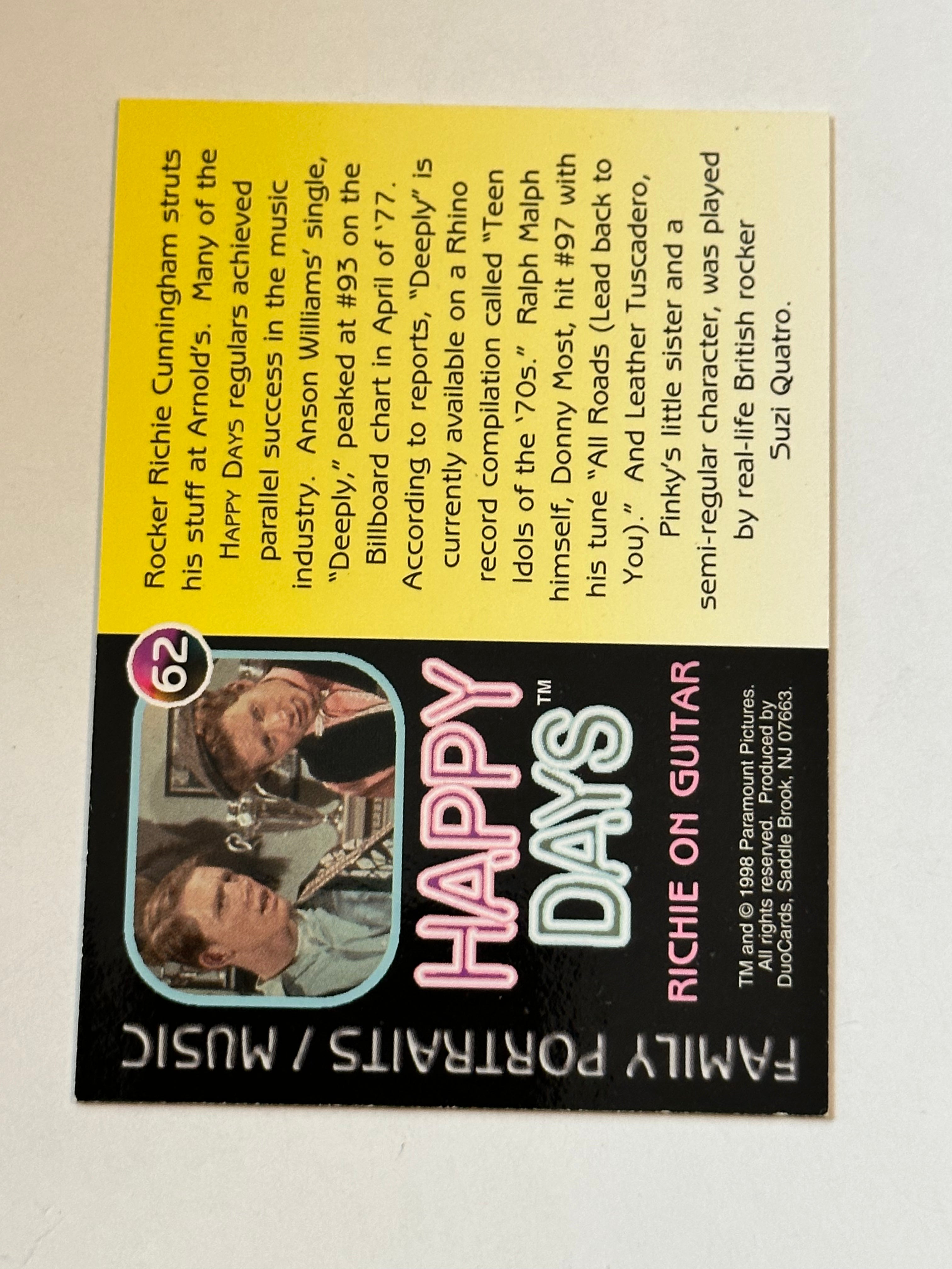 Happy Days Ron Howard TV Show Autograph Card with COA - Authentic Collectible Memorabilia for Fans & TV Show Enthusiasts - Perfect for Display, Gifts, and Collections