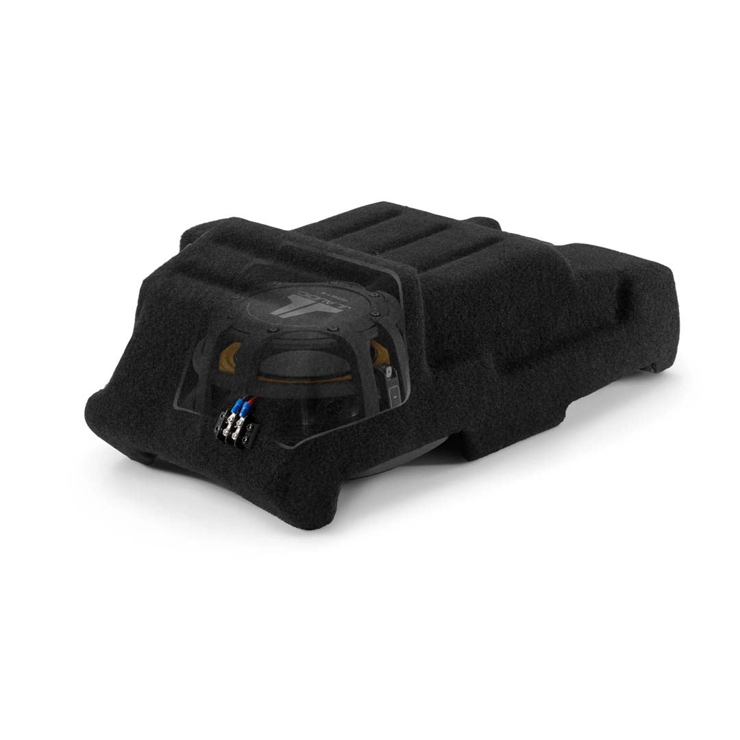 JL Audio SB GM 4GSUVCNSL/10TW1 Stealthbox Subwoofer Enclosure for 2015-Up Full Size SUVs with Front Bucket Seats & Factory Console - 10TW3 300W Car Audio System - Perfect for Road Trips, Bass Boost & Premium Sound Experience