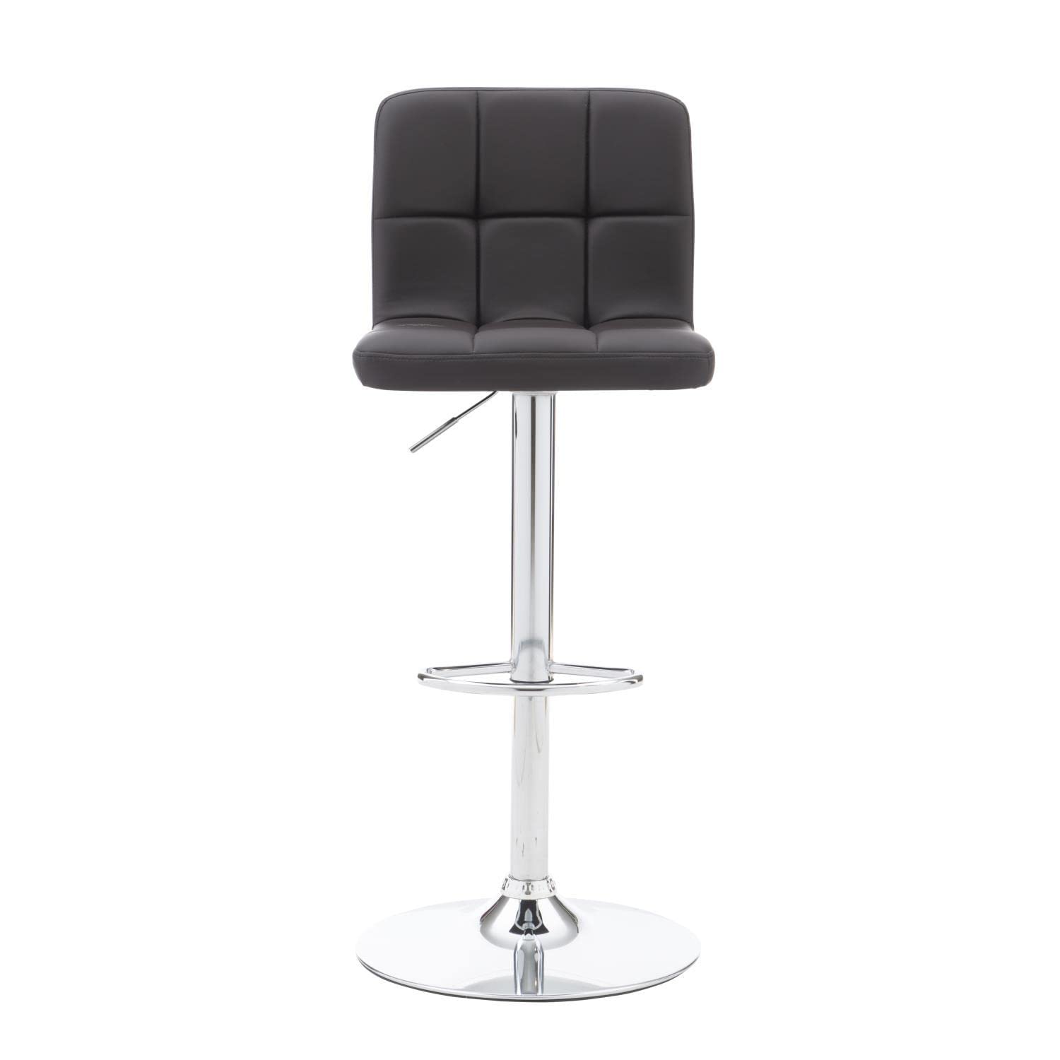 Premium Clayton Barstool in Rich Chocolate Brown - Comfortable & Stylish Bar Height Stool for Kitchen Island, Breakfast Nook, or Home Bar Decor
