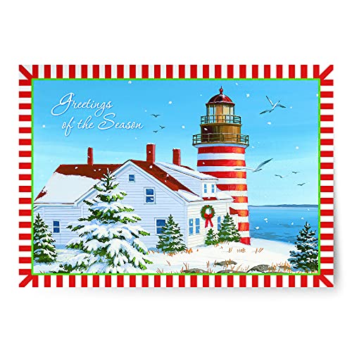 Striped Lighthouse