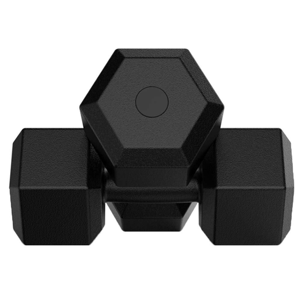 Premium Hexagon Rubber Dumbbell Set for Strength Training - Fixed Weight Dumbbells for Men & Women - Arm Workout Equipment for Home Gym (Ideal for Beginners, Muscle Building & Fitness Routines)