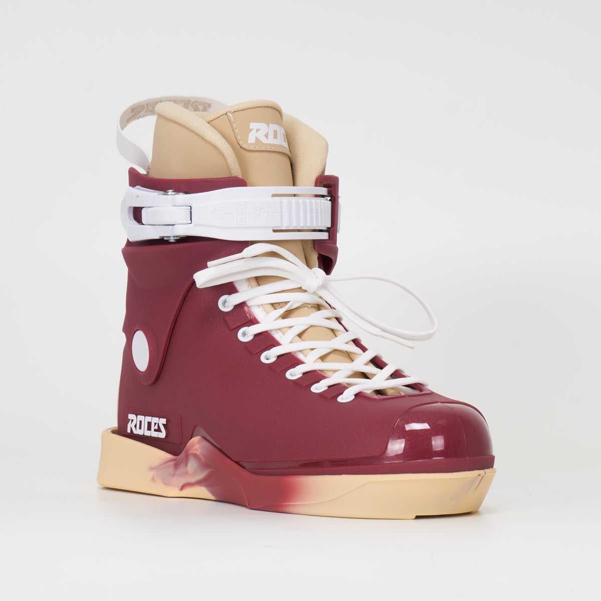 Roces M12 LO UFS Aggressive Inline Skates - Pomegranate Red | High-Performance Urban & Park Skating for Adults & Teens