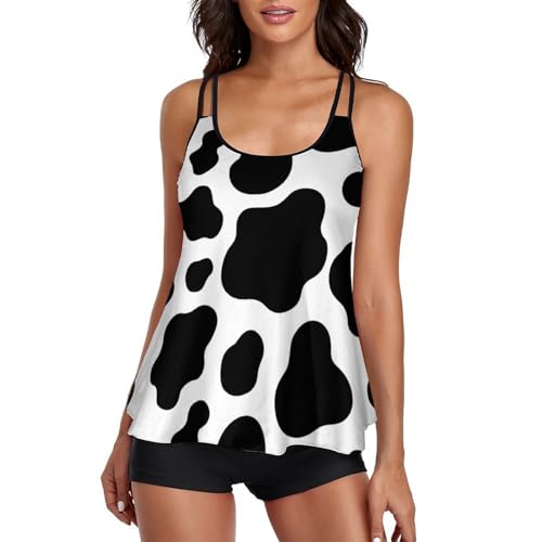 Black and White Cow Print