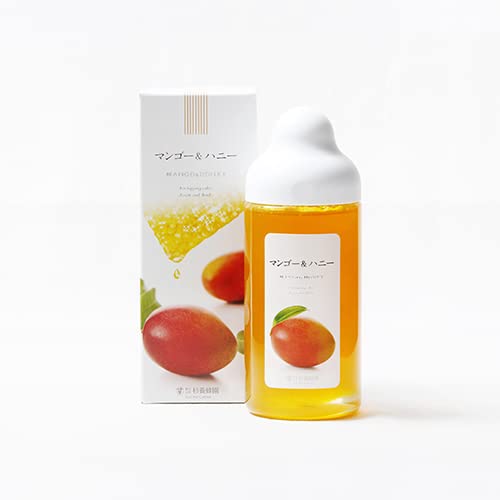 Premium Japanese Mango Honey Infused with Fruit Juice - 500g Jar | Natural Sweetener for Tea, Smoothies & Baking | Authentic Product of Japan