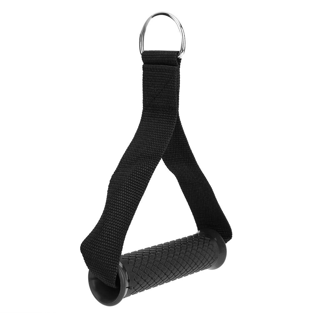 Naroote Durable Exercise Resistance Band Handles - Heavy Duty Pull Handles for Gym, Yoga, Home Workouts - Comfortable Grip for Fitness Training & Strength Exercises (Black) - Perfect for CrossFit, Physical Therapy & Home Gym Equipment