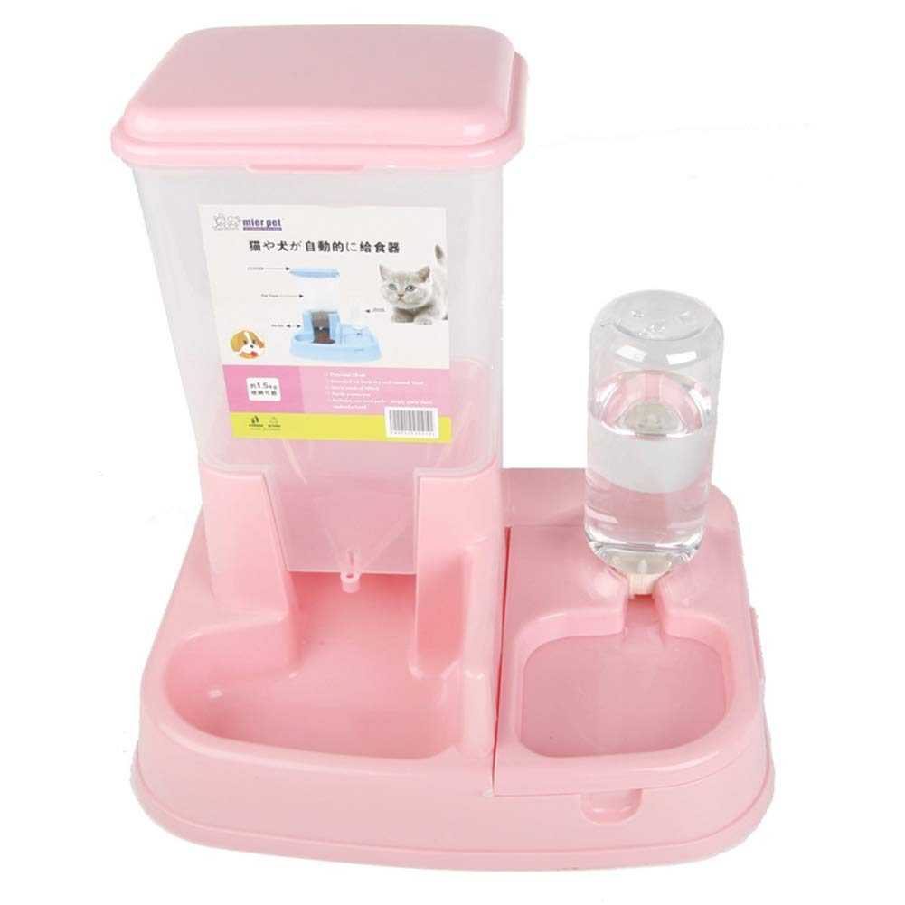 Automatic Pet Feeder & Water Dispenser for Cats & Dogs - Smart Food & Water Bowl with Timer, Blue | Perfect for Home, Travel & Busy Pet Owners