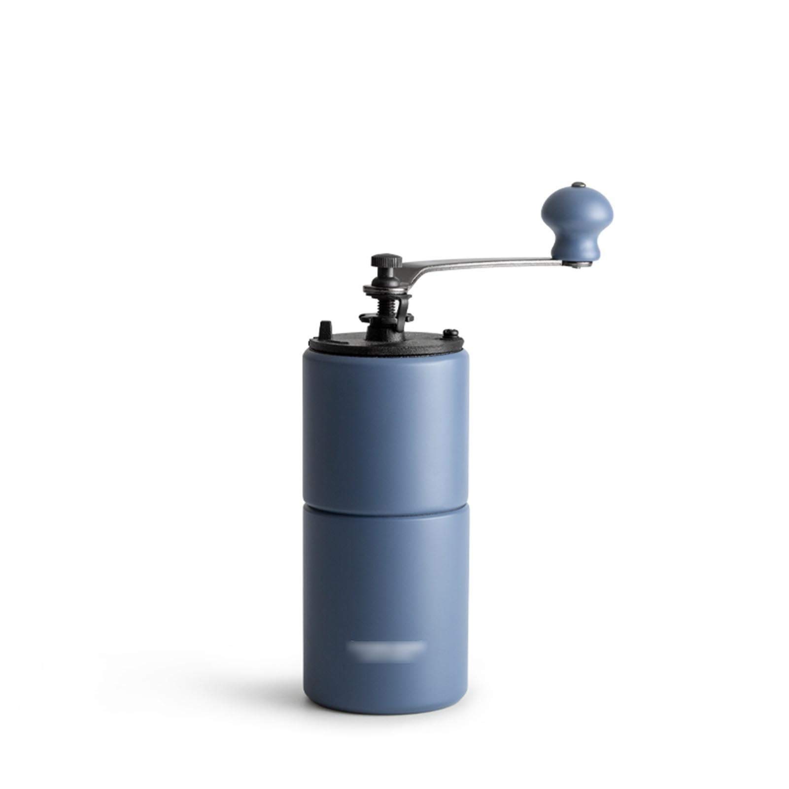 Premium Manual Coffee Grinder - Hand Crank Bean Mill for Espresso, French Press & Pour Over - Portable & Durable Household Coffee Machine (Blue) - Perfect for Camping, Travel & Home Brewing